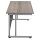 Olton Twin Cantilever  800mm Deep Straight Office Desk